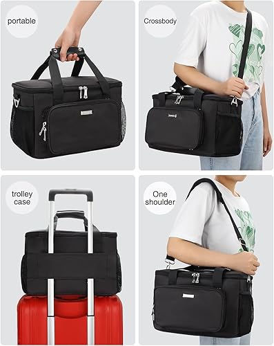 Miniatura 6 de Estuche para brochas de maquillaje de pie, soporte para brochas de maquillaje, bolsa de cosméticos profesional de viaje, bolsa de almacenamiento