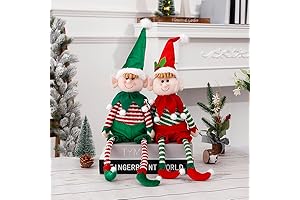 DUBEDAT 22Inch Christmas Elf Leg Stuffed Doll