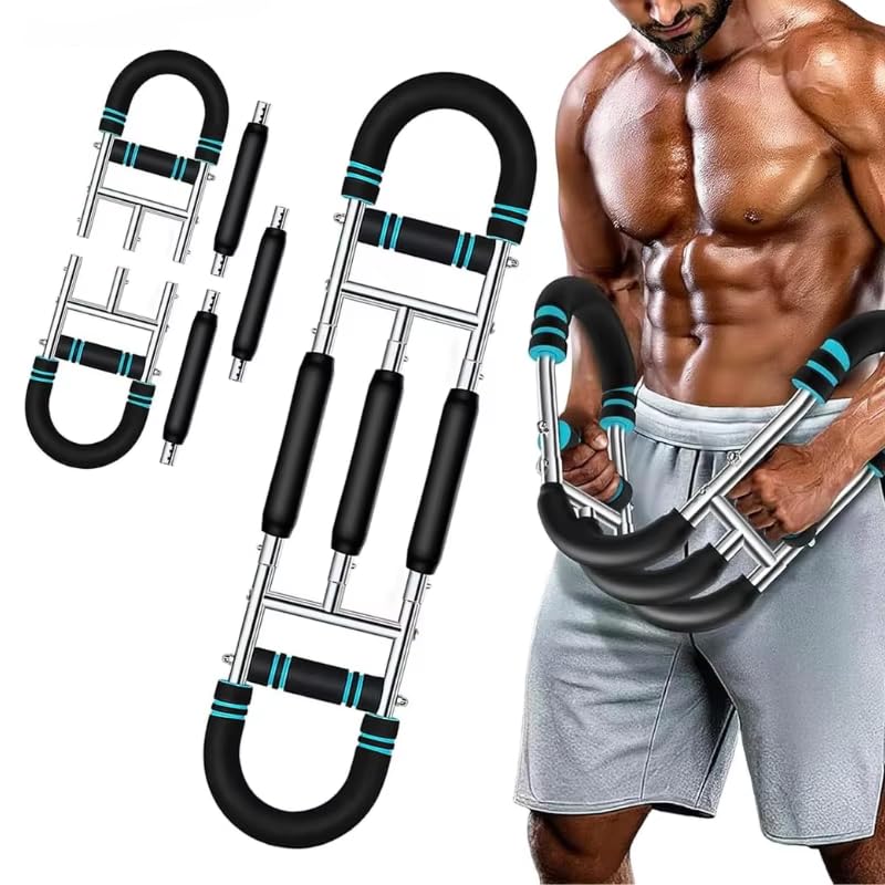 Adjustable Upper Body Strength Training Forearm Muscle Training Twister Arm Trainer | Portable Home Use Twister Arm Exerciser Safe Power Strength Training Equipment for Men-image-29
