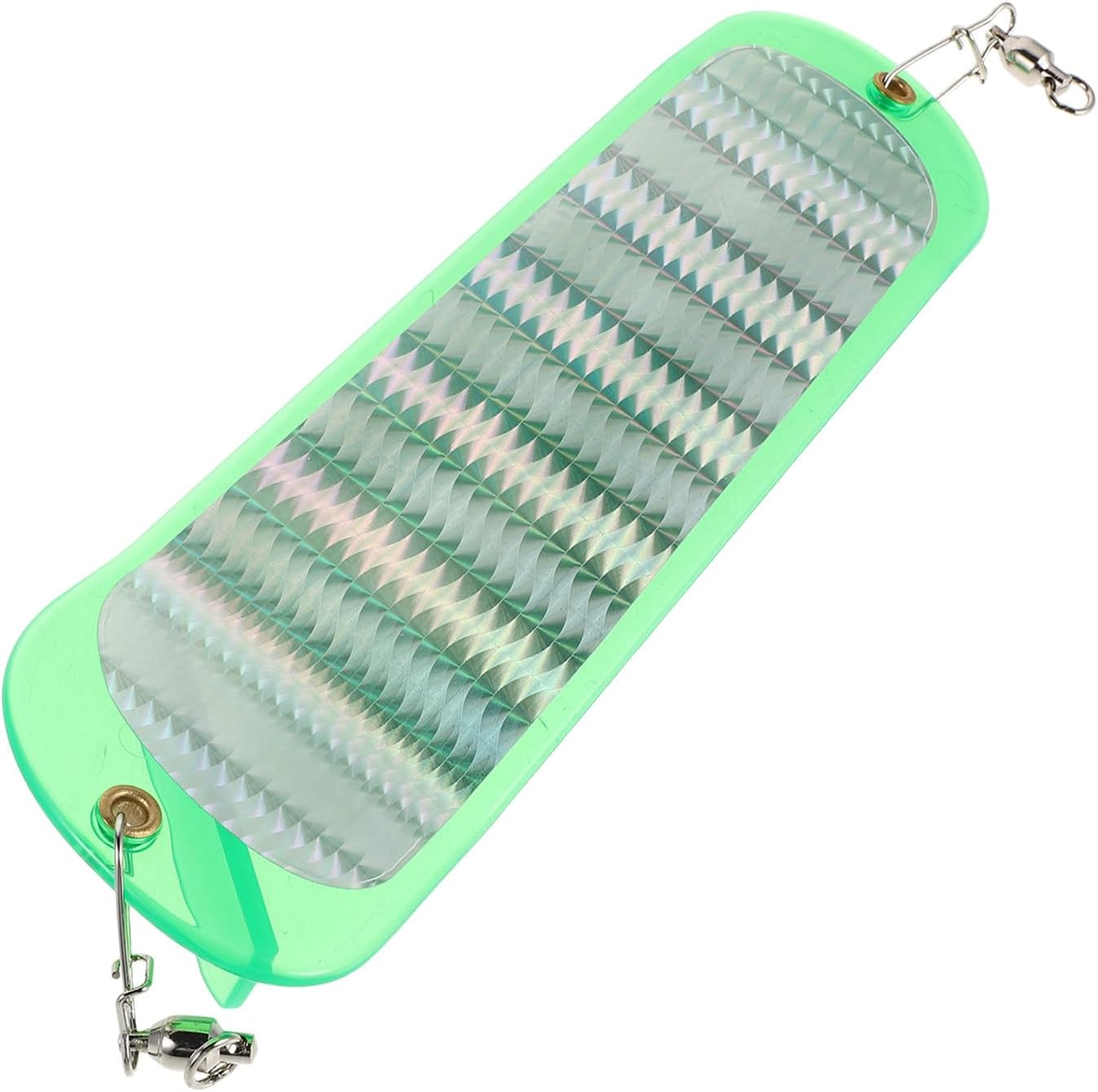 Dodger Trolling Flashers Chrome Reflective Abs Fishing Flashers for Trout Bass High-Visibility for Freshwater Trolling Fishing Gear