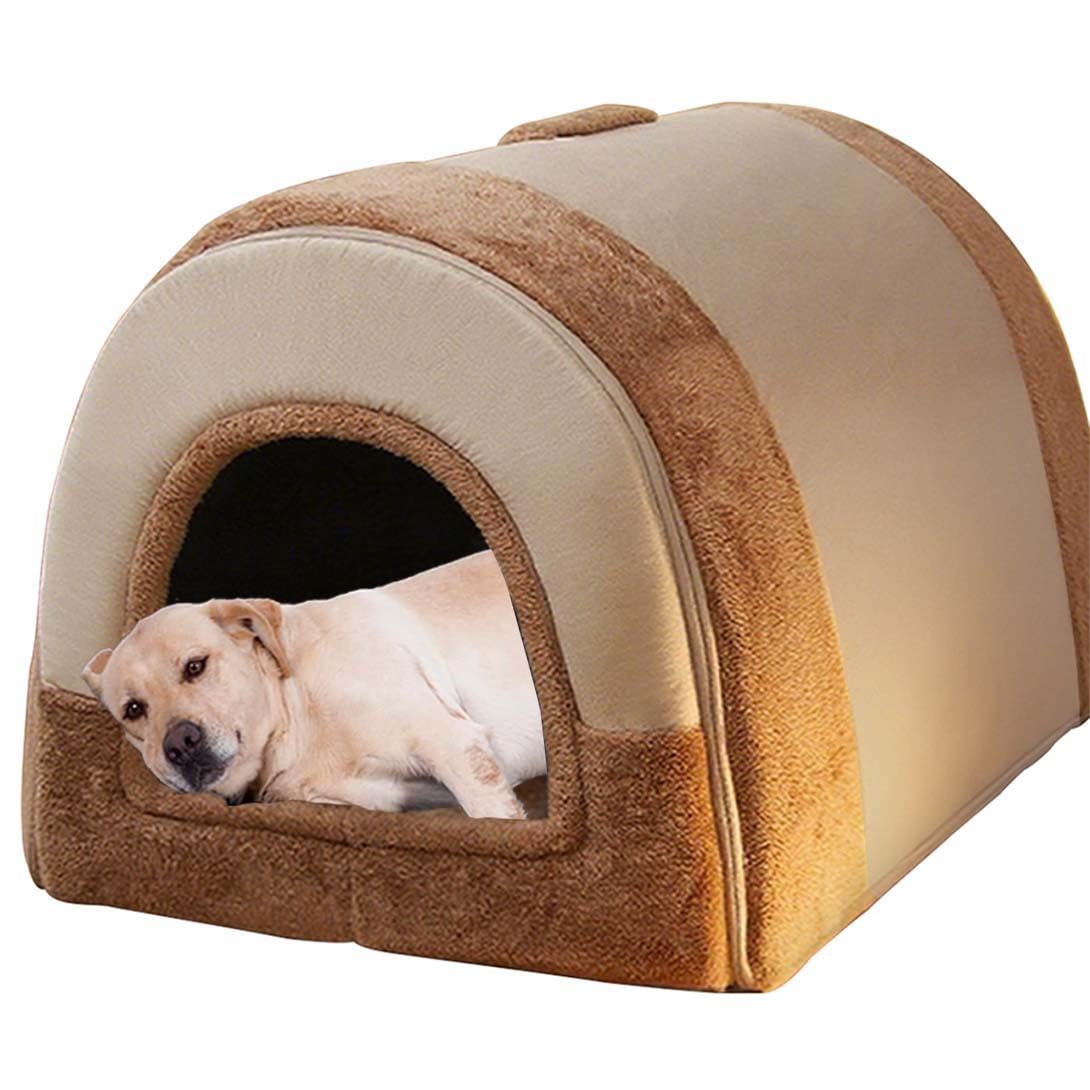 Niche anti-anxiété pour chiens et chats avec base antidérapante