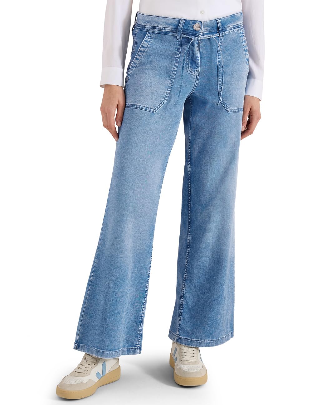 Cecil - 3818050, Pantaloni Flared Wide Leg Donna