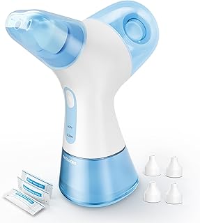 Nasal Irrigation System, Electric Sinus Rinse Machine for Quick Relief of Nasal Discomfort, 2 Modes Nose Cleaner with SelfCleaning & Auto Waste Collection Function with 30 Salt Packets