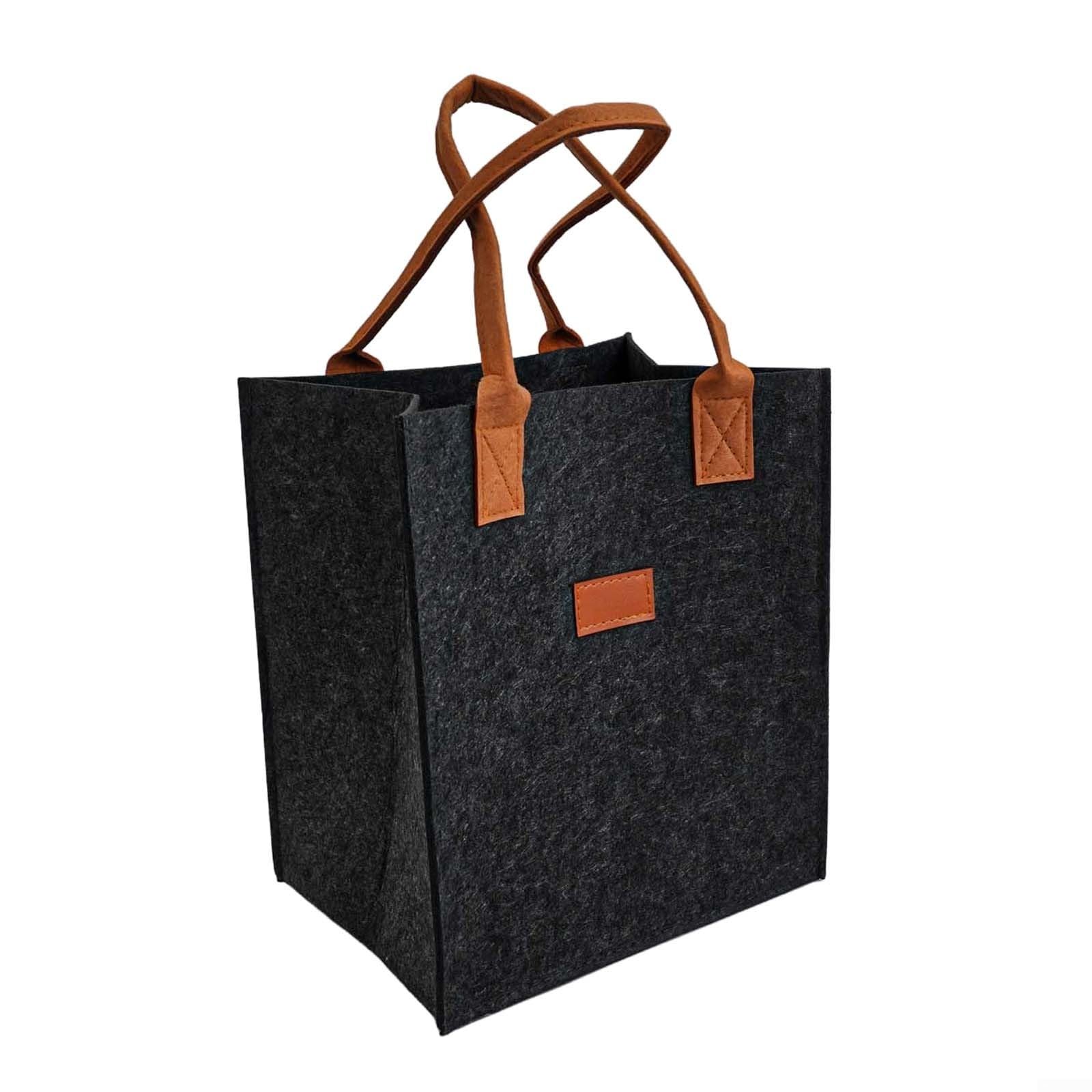 à Vin en Feutre 6 Cases - Housse pour bouteille Réutilisable pour robuste pour Fête 25x18cm(2pcs)