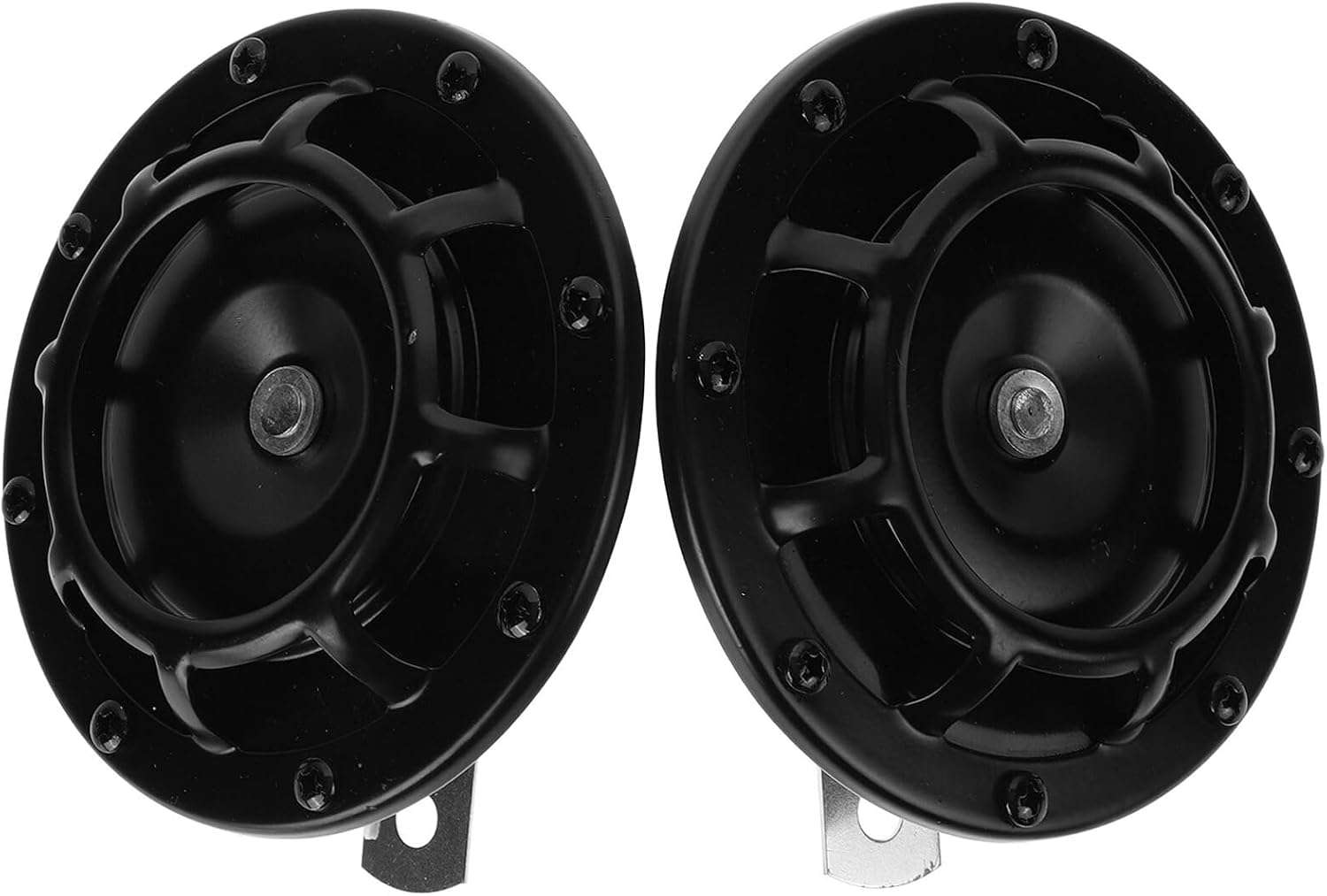 MAGICLULU Motorcycle Horn Pair 12v Loud Waterproof Metal Horns for Motorbike and Scooter Replacement High-low Tone for Motorcycle Accessories