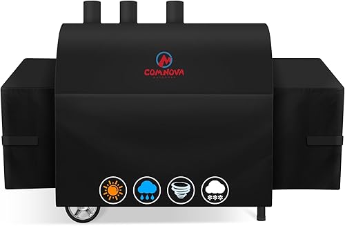 Miniatura 17 de Comnova - Cubierta de parrilla para Char Griller Smokin' Champ – 600D impermeable Smokin' Champ 1624, Offset Smoker 1733, Blazer 2130, Classic 2175