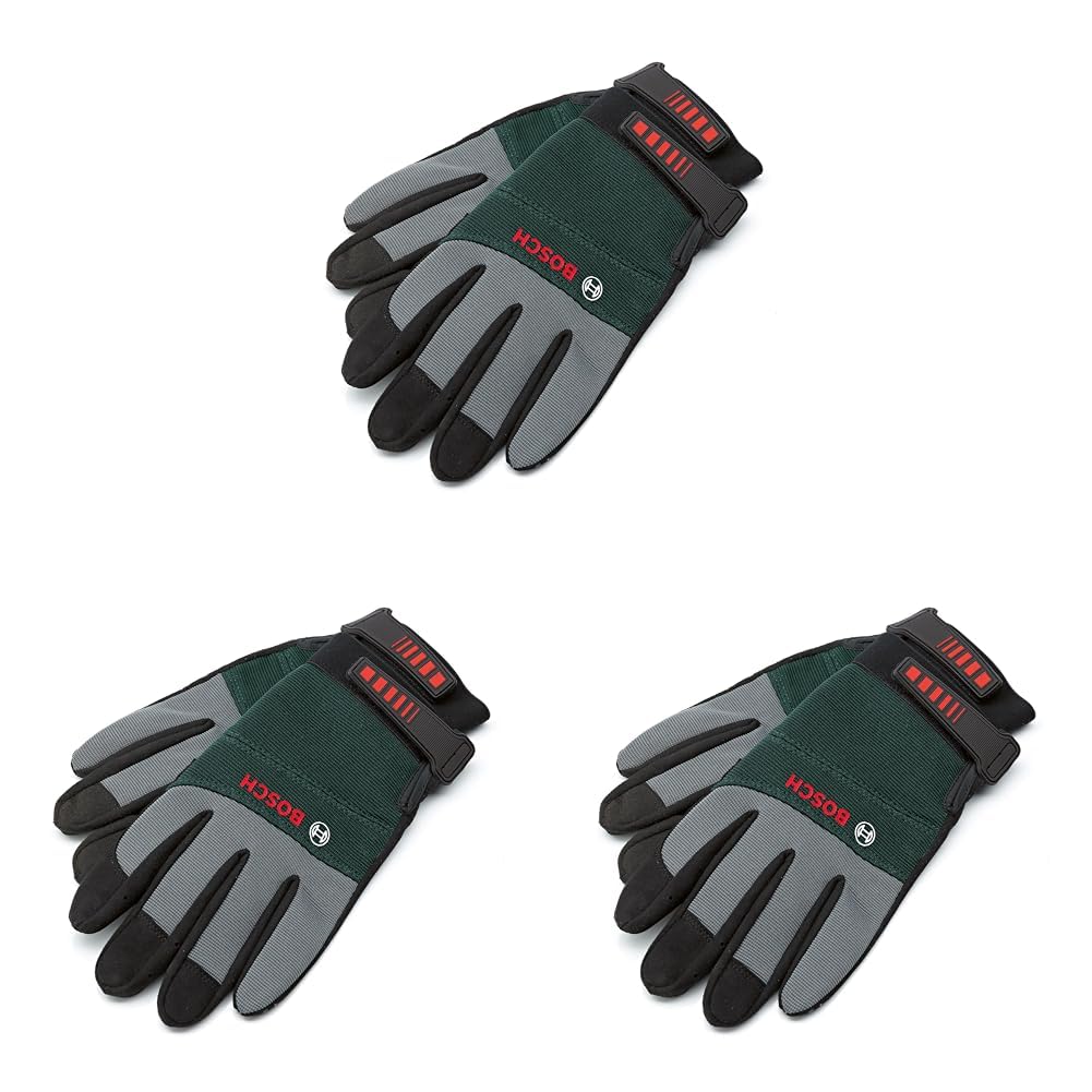 Bosch Gartenhandschuhe (Größe XL) (Packung mit 3)