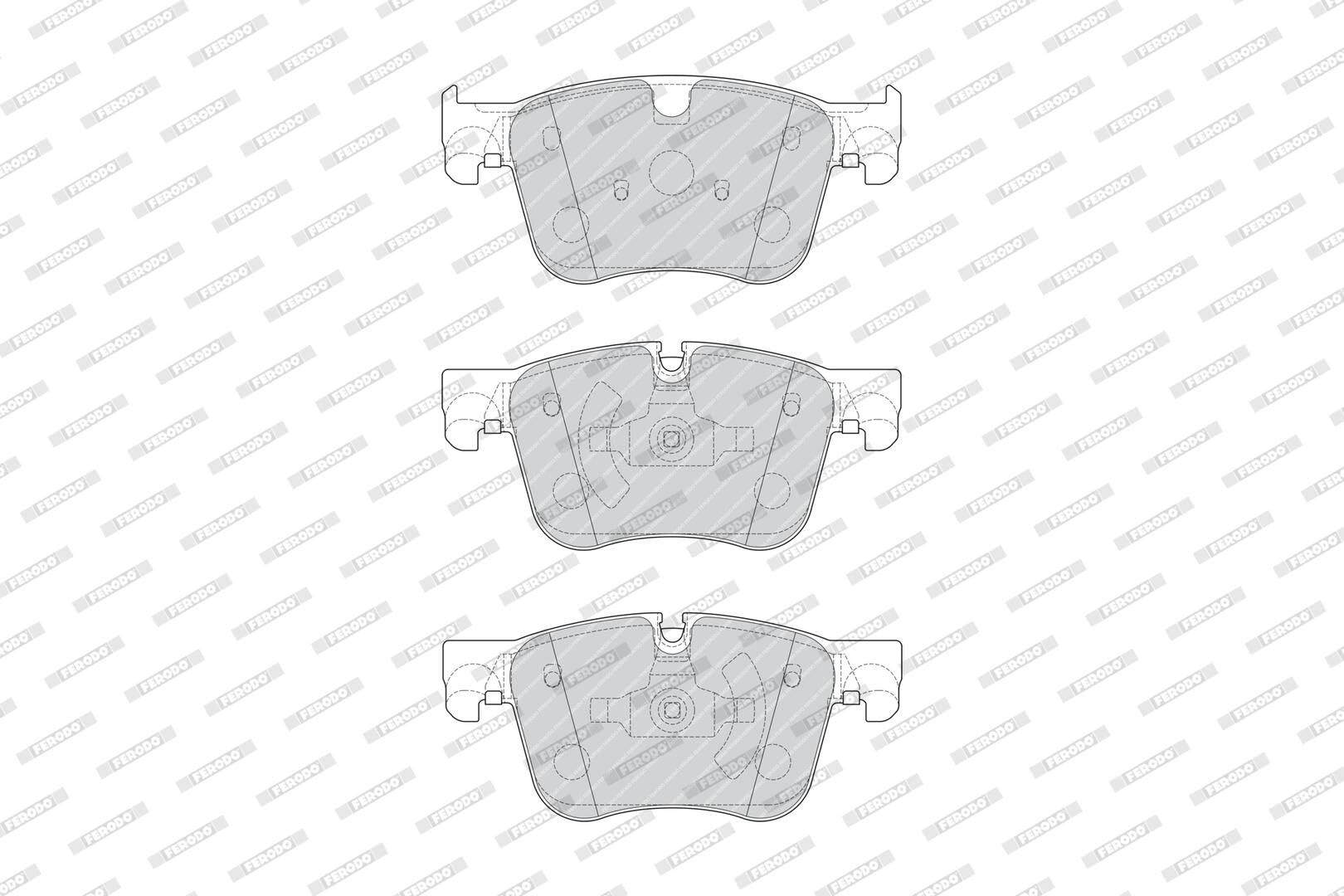 FERODO Plaquettes de freins Avant préparé pour l'indicateur d'usure Épaisseur 17mm sans accessoires FDB4765 Compatible avec PEUGEOT 308 II 3/5 portes LB, LP, LW, LH, L3 308 II SW LC, LJ, LR, LX, L4 | Compatible avec: CITROËN BERLINGO, BERLINGO Kasten/Groß