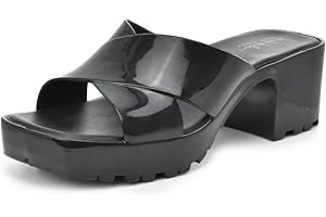 Nicole Miller Women's Eva Heel Sandal with Effortless Slip-On Design