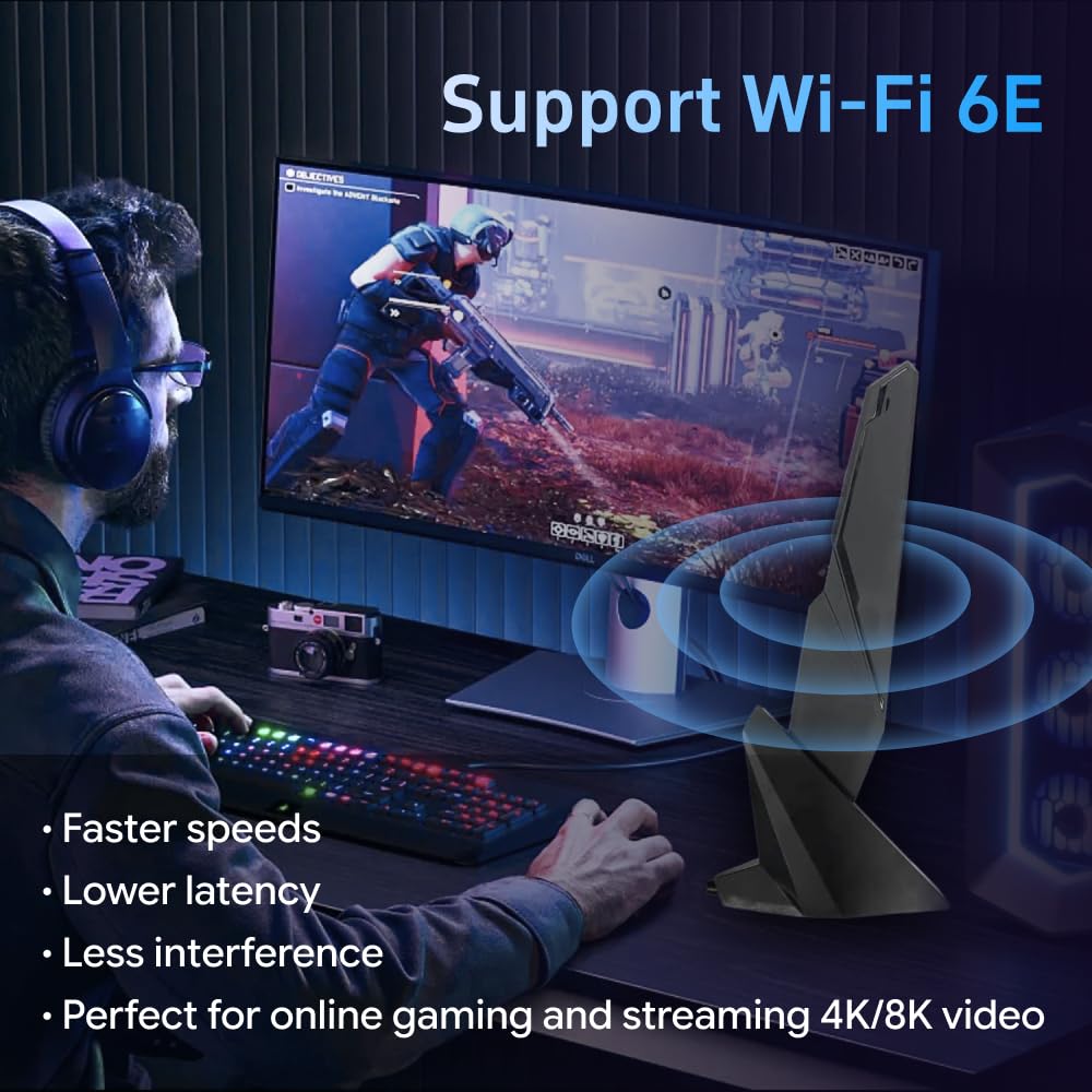Antenne WiFi double bande 2,4 GHz 5 GHz RP-SMA Adaptateur de base magnétique avec 1 mètre pour carte mère ASUS Z390 Z490 X570 H610 H670 M13H M12 M11 Carte mère réseau sans fil Routeur portable Antenne