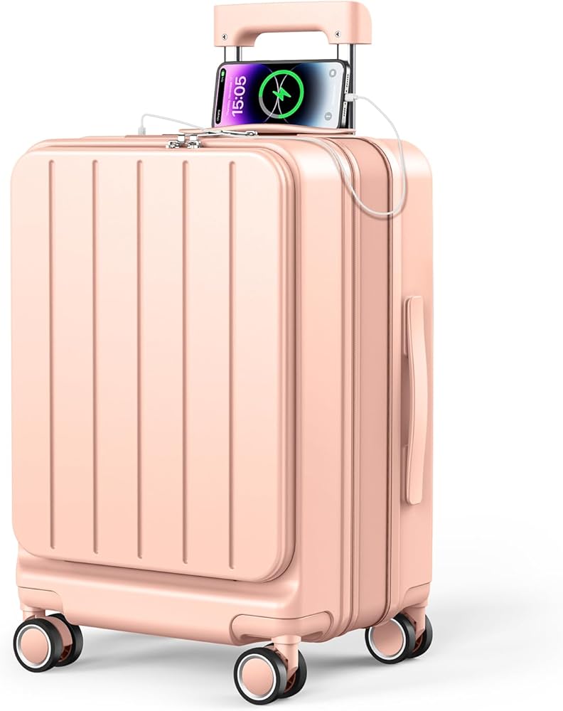 Amazon | [BARGOHOY] スーツケース 拡張機能付き 機内持ち込み