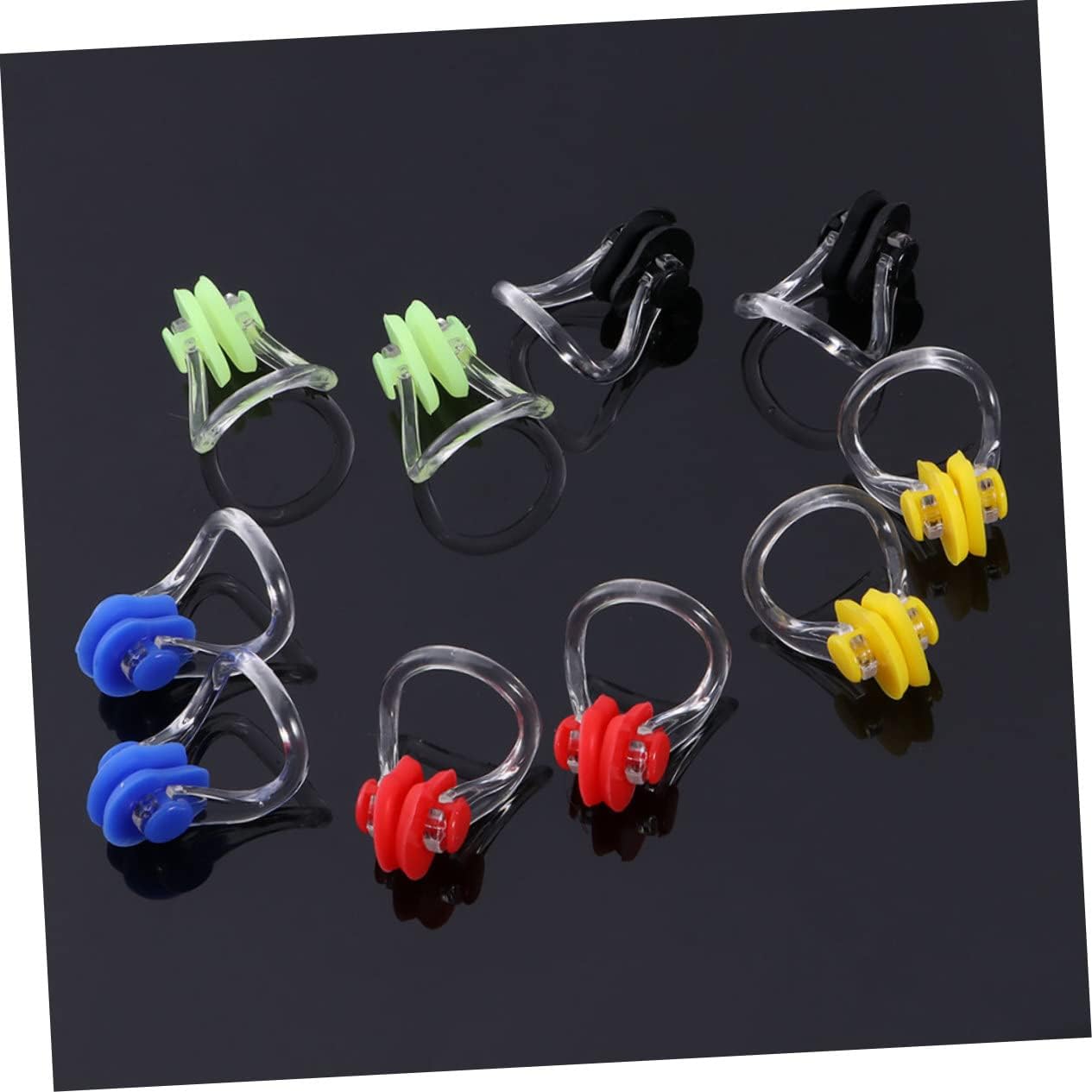 Kisangel Waterproof Nose Clip Nasal Wire Nose Clip Adults Swim Nose Clip Clips Goggles Swimming Adult Moldable