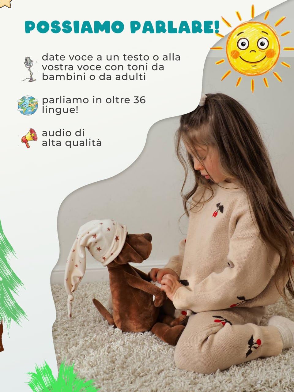 LeCoon Cane di peluche – 500+ storie, canzoni e ninne nanne