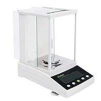 Vista 6 de U.S. Solid Balanza de precisión de 1 mg - Báscula de precisión de laboratorio analítico de 21.16 oz con sensor electromagnético, 0.00 oz x 21.16 oz