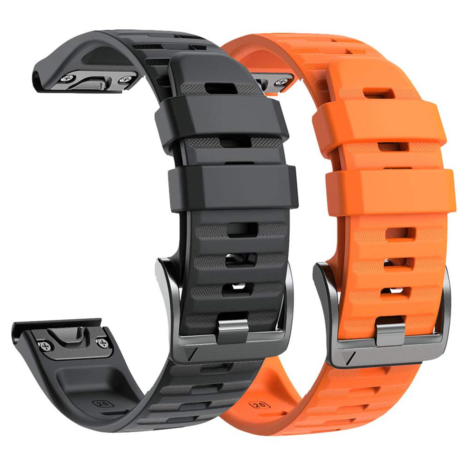 NotoCity Correa para Garmin fenix 6x/6x Pro, 26mm Correa para Garmin Fenix 5x/5x Plus/7x/7x Pro, Fenix 8/8 pro 51mm/3/3 HR Silicona Reemplazo Correas para, Quatix 7X, Epix Pro 51mm — view 22