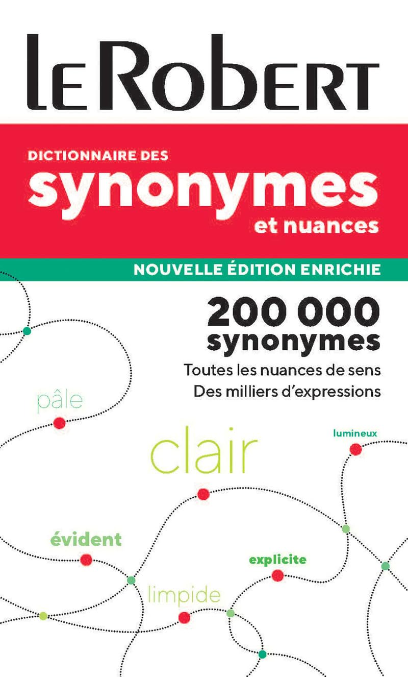 Dictionnaire de Synonymes et Nuances poche plus: Paperback French Thesaurus with flexi cover (References Langue Francaise)