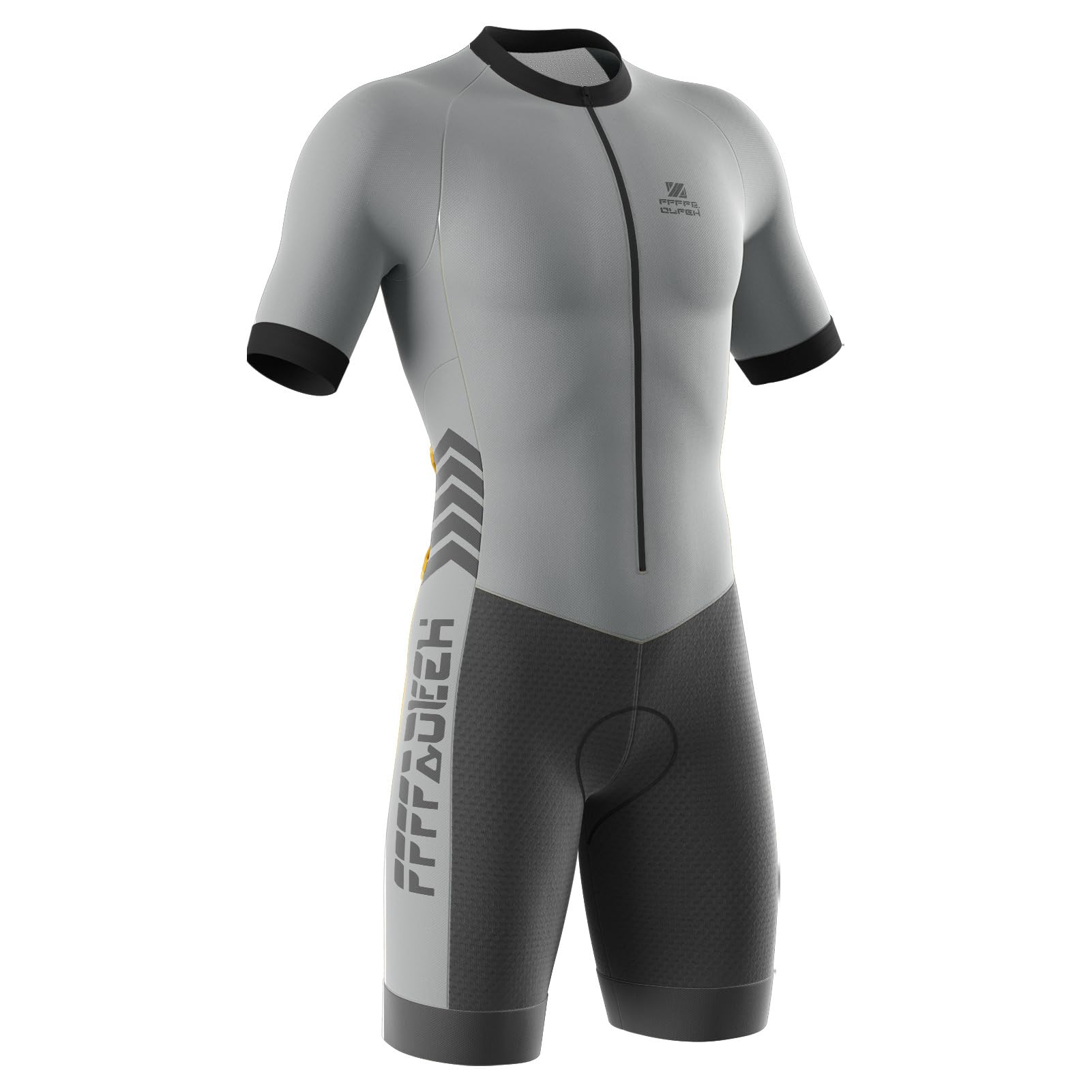 2024 Nuovi Tuta da triathlon da uomo, Ciclismo Body Skinsuit All'aperto Sportswear Abbigliamento Triathlon with Gel Pad per Nuoto/Corsa/Ciclismo, con imbottitura in gel