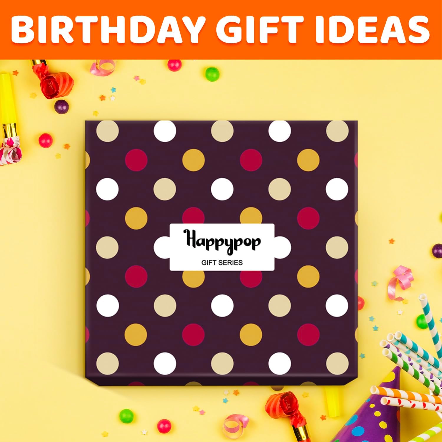 HAPPYPOP Birthday Gifts for Men Women - Birthday Socks for 50s with Greeting Card - Image 7