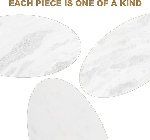 Miniatura 6 de Koville Rodillo de Mármol Natural Africano, Rodillo de Masa Pulido Antiadherente, Pasta, Dumpling, Fondant, Corteza de Pastel, Pan, Masa de Pizza,