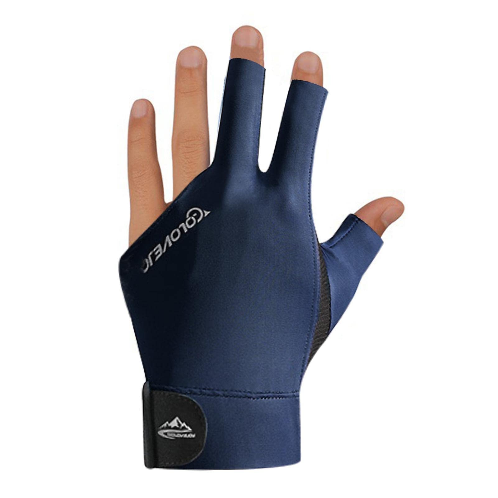 Guanti Da Biliardo A 3 Dita In Lycra - Assorbenti E Antiscivolo Per Pool E Snooker