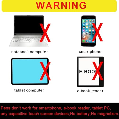 Miniatura 7 de Bolígrafos de repuesto coloridos de 4.5 pulgadas para tablero de garabatos, tableta de escritura LCD, almohadilla de dibujo, pizarra de escritura