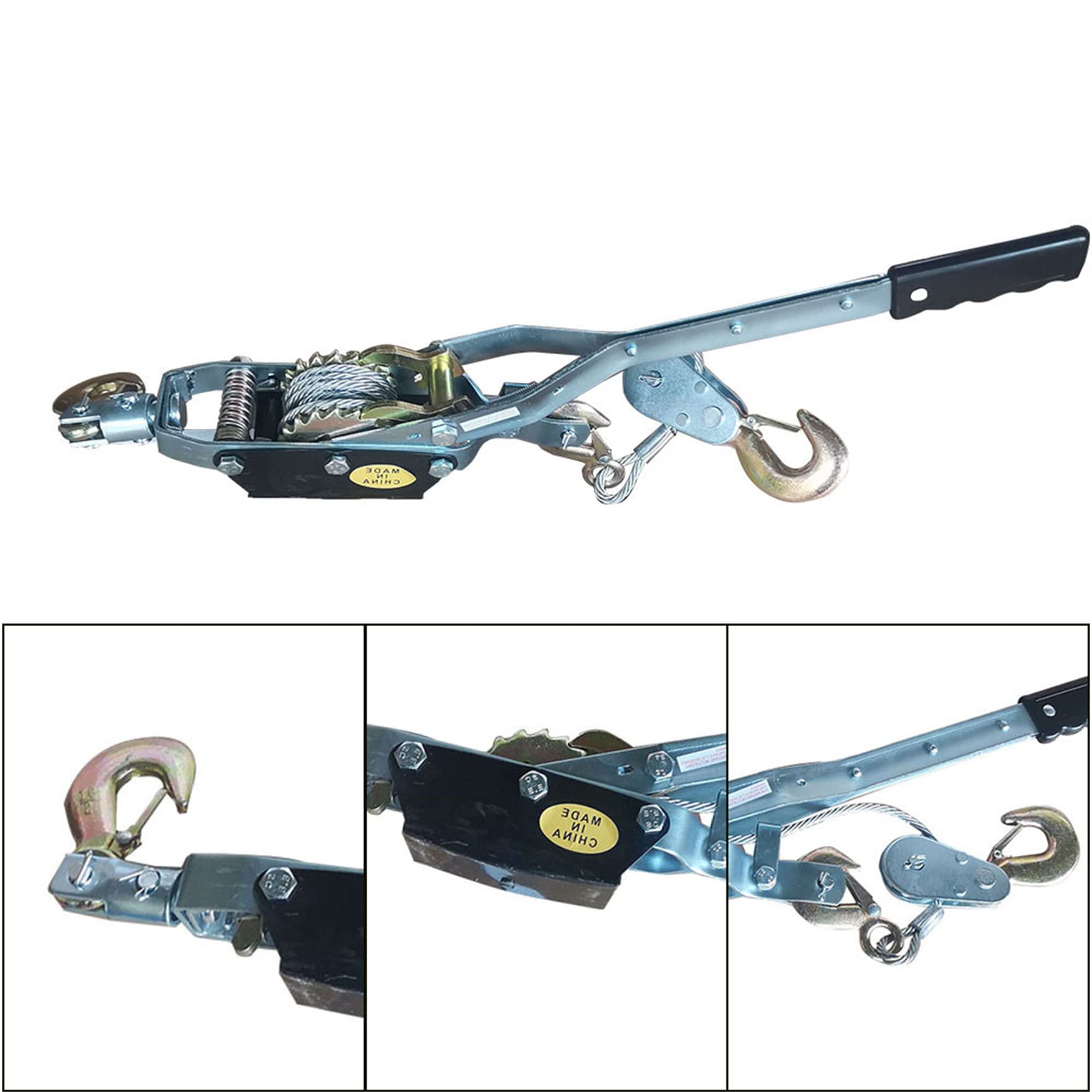 Estrattore Per Cavi, Capacità Di Trazione 4 T Da 3 M 3 Ganci P 010386816561 - Foto 11