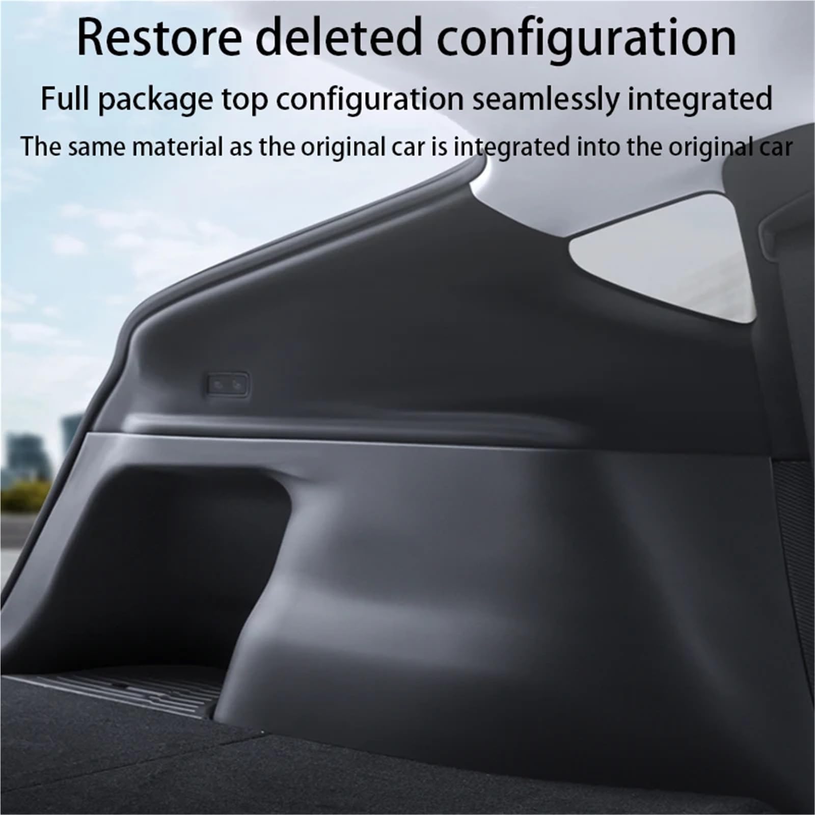 Protections De Coffre Arrière En TPE Pour Tesla Model Y Juniper 2025 - Protection Des Angles Latéraux, Facile à Poser