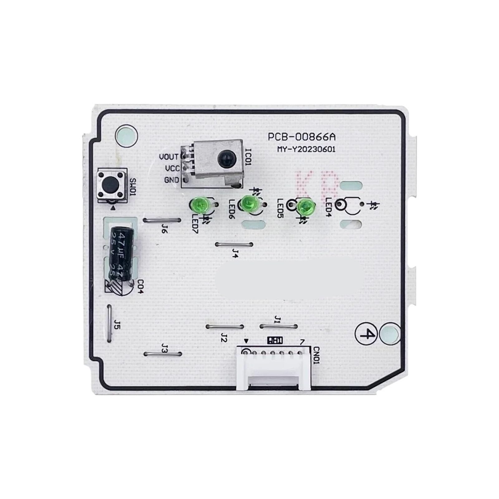 X psblty Compatible For Samsung DB93-11009A，Components Air Conditioner PCB-00866A Indoor Unit Signal Receiving Control Board