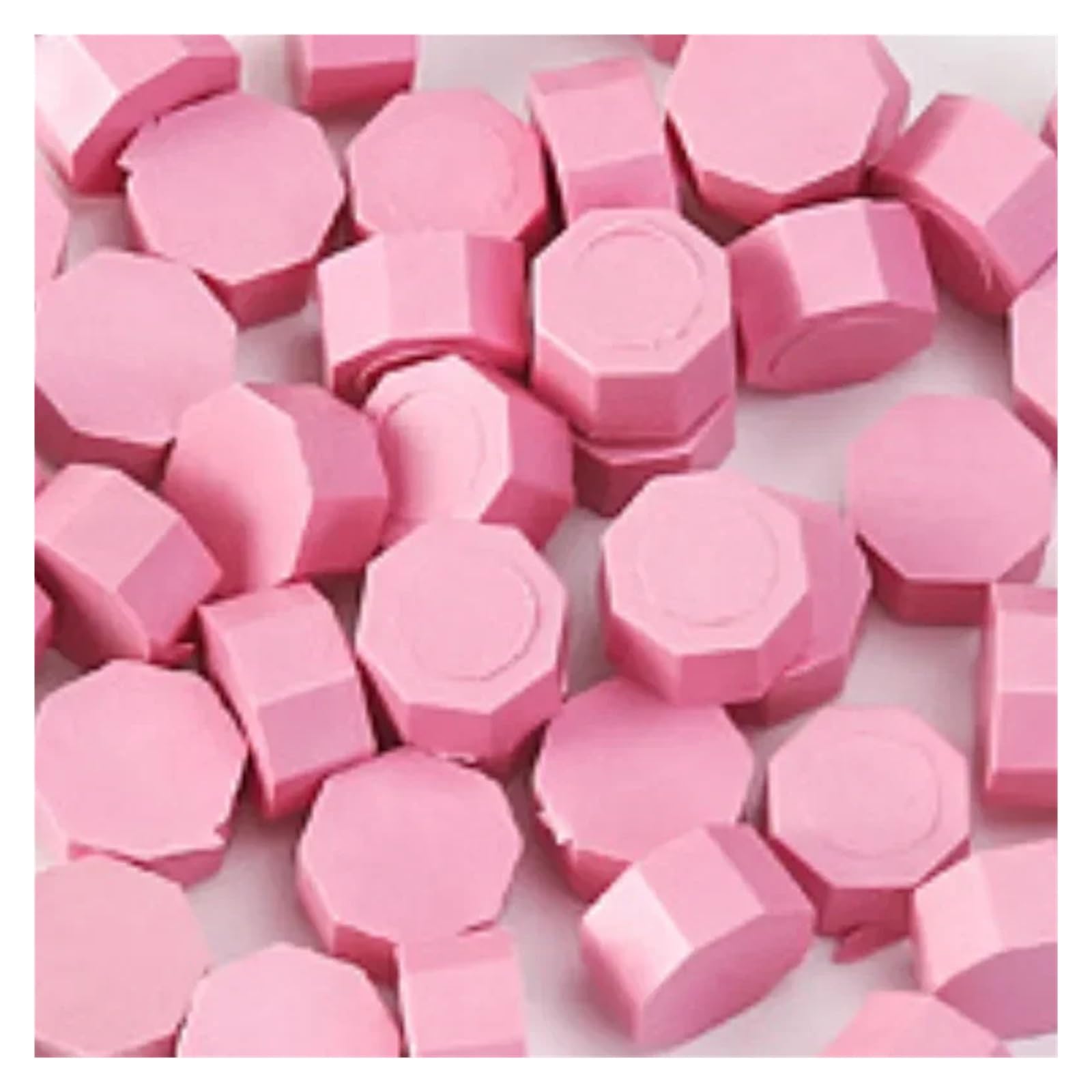 Siegelwachs 2600 Stück 500 G Achteckige Siegelwachsperlen | For selbstgemachte Umschläge, Hochzeitseinladungen, Geschenkverpackungen, Bastelarbeiten(Color1)