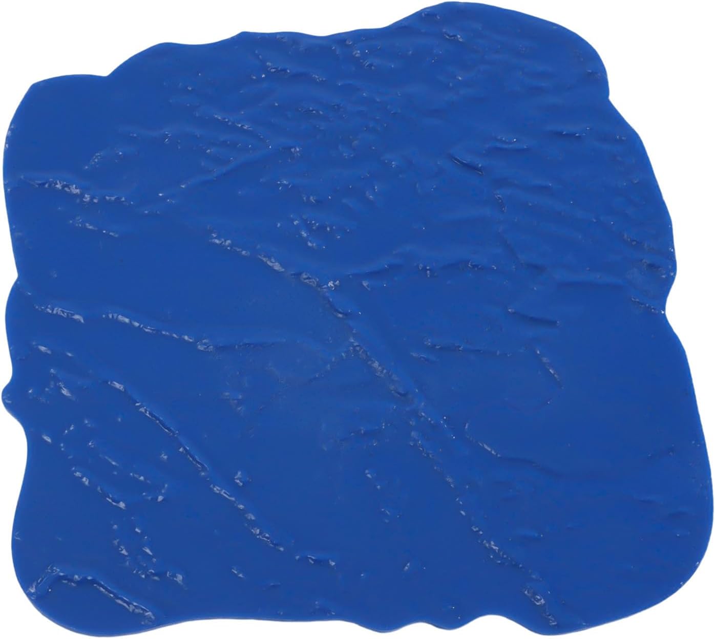 Concrete Stamps Mats Set Concrete Seamless Texturing Skin Mold Concrete Stamping Tools Slate Pattern Stamp Mat PU Blue Floor Cement Stamps Mats with Edge Trimmer (18 * 18 inches)