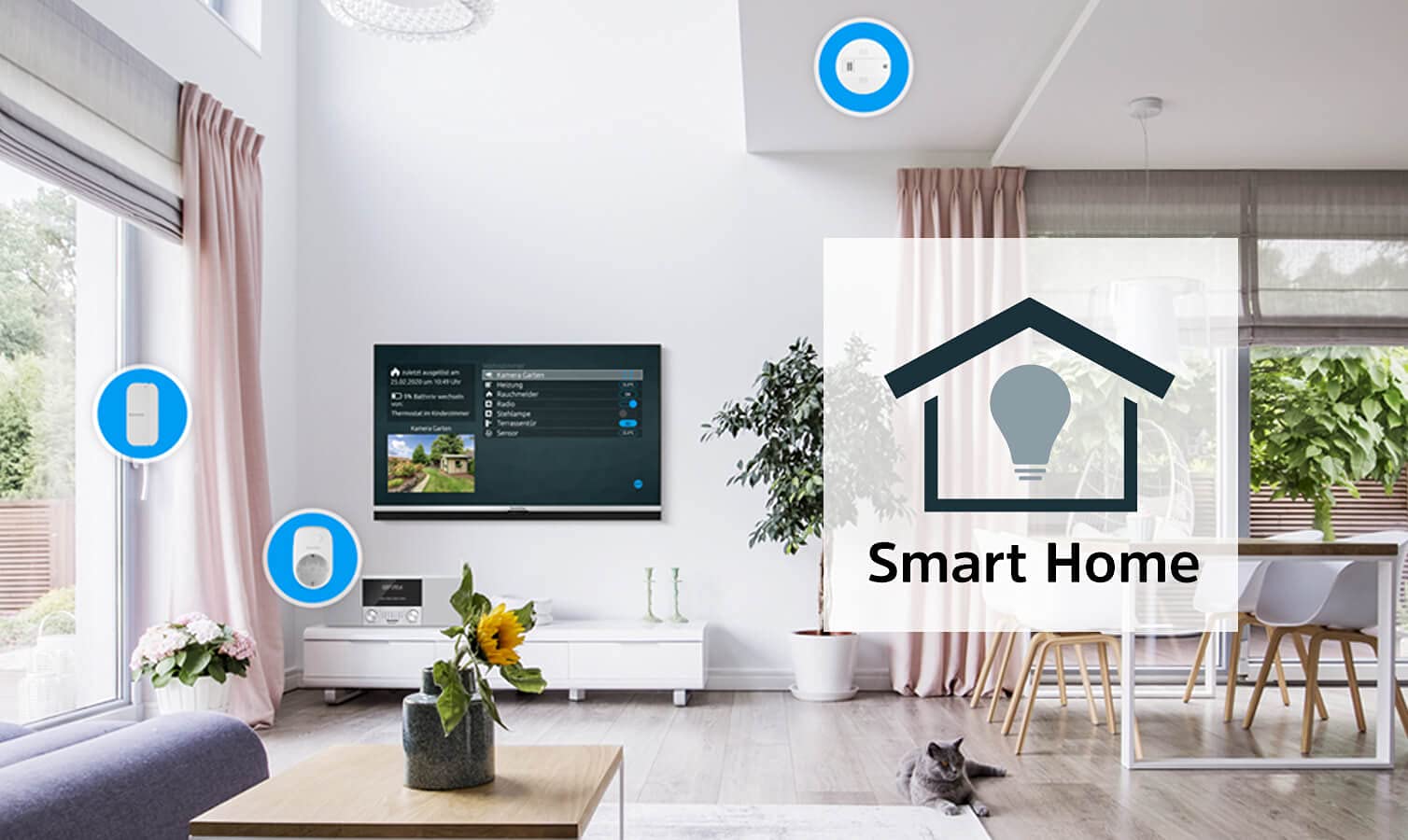TechniSat Z-Wave Plus Innensirene 1 | Smart Home Aktor, Alarmsirene, Warnmelder