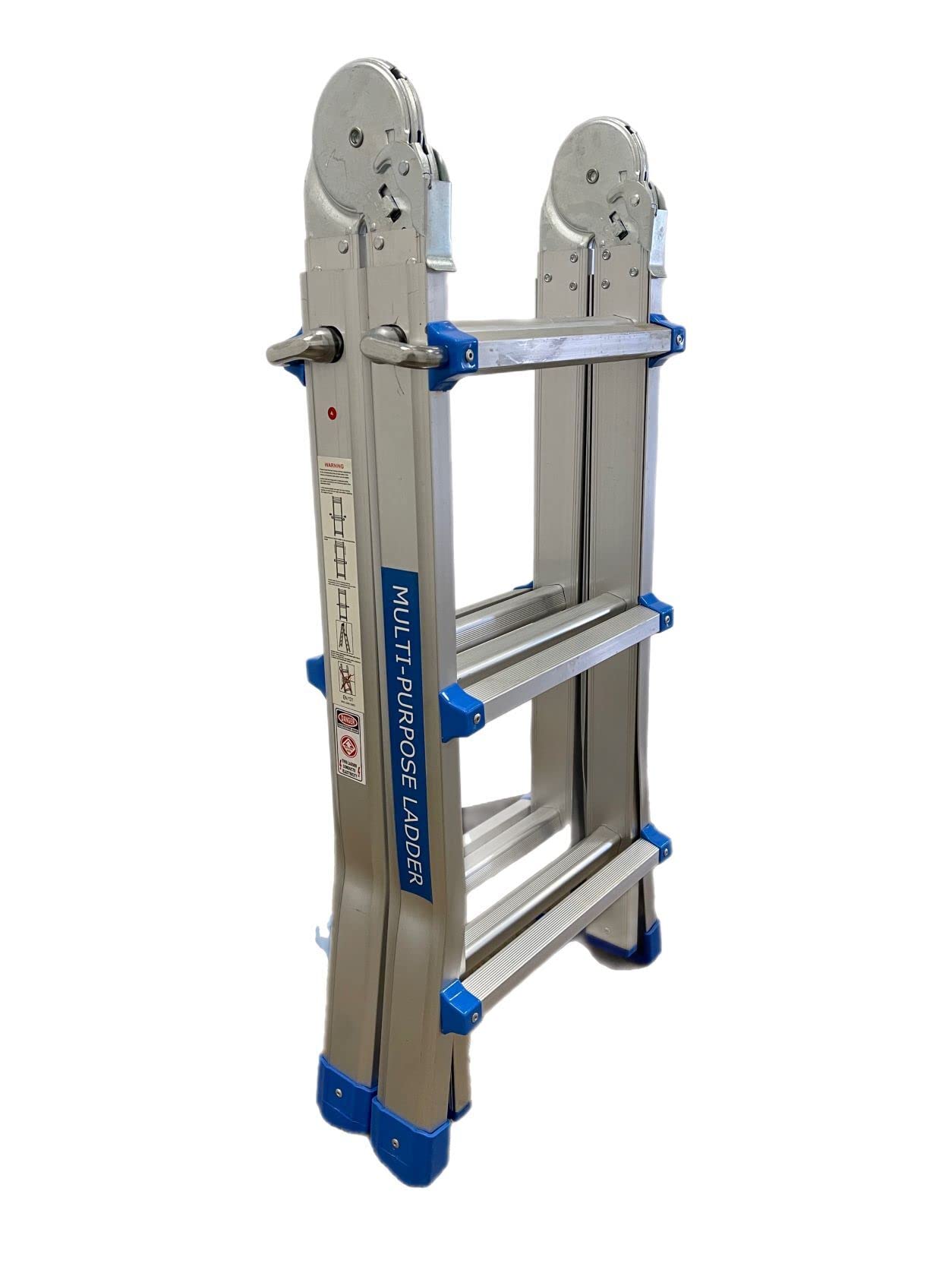 Klappleiter Teleskopleiter Stehleiter 4x3 Mehrzweckleiter Alu Leiter