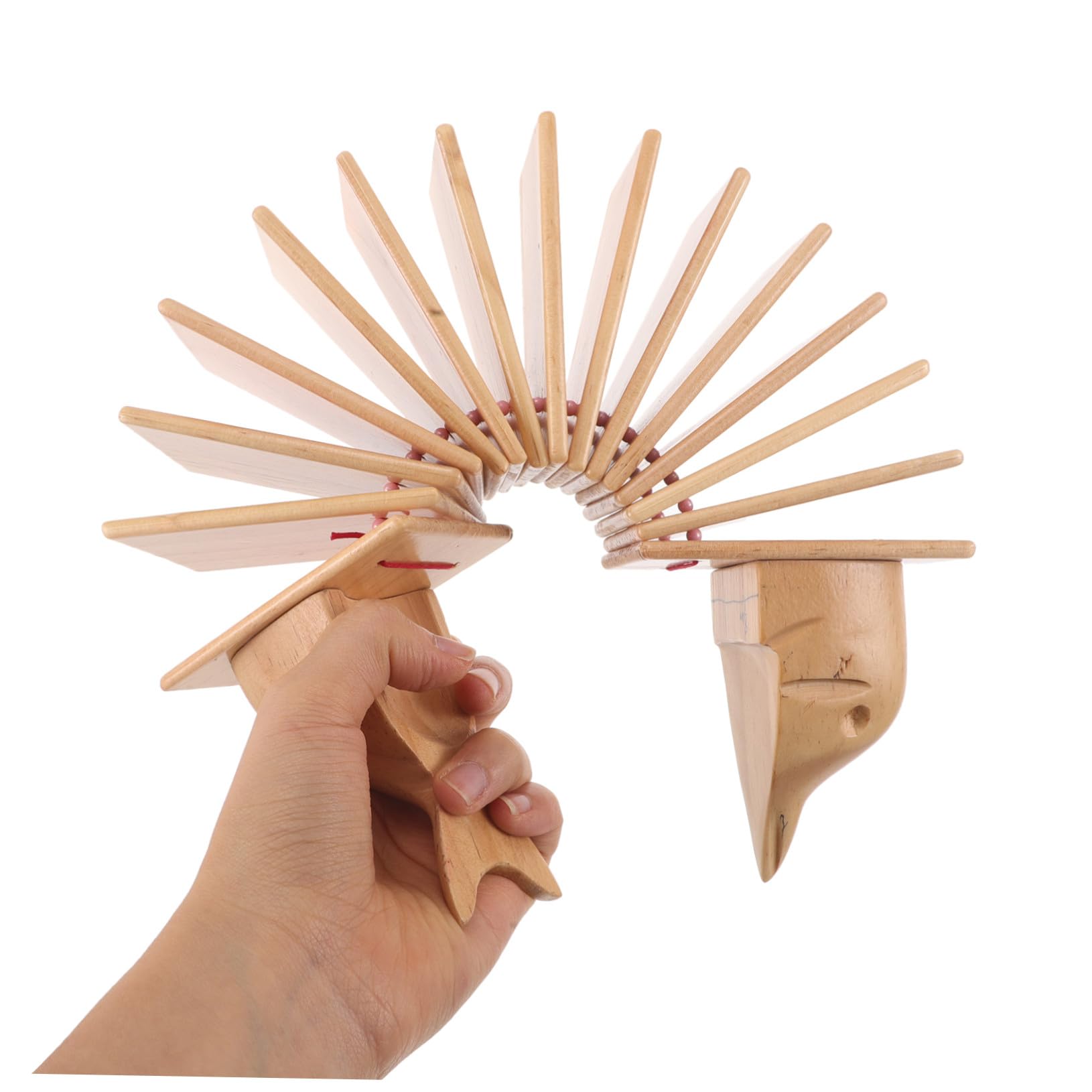 Batacchio Musicale in Legno a Forma di Delfino, Khaki | Giocattolo Musicale che Bussa, per Piccoli Strumenti Musicali e Strumenti per Piccoli, Festa Scuola Decor