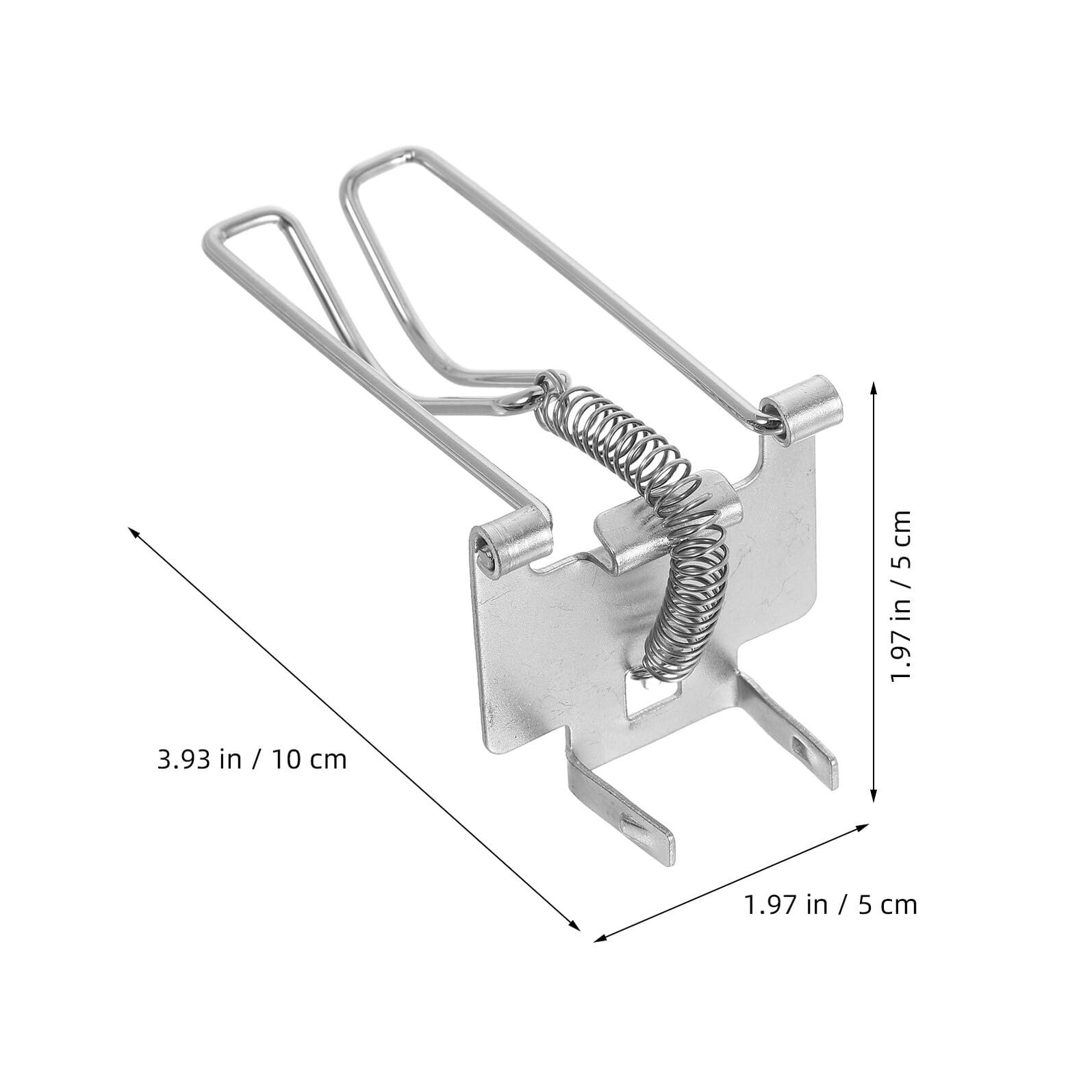 PRETYZOOM Clip Metálico para Billetes Caja Registradora, 2 Piezas, Resistente, Accesorio para Bandeja Tiendas y Pequeñas Empresas