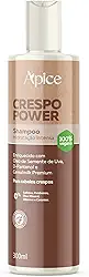 Ápice Shampoo Crespo Power Hidratação Intensa | Limpeza Suave e Nutrição Profunda para Cabelos Crespos | 300ml