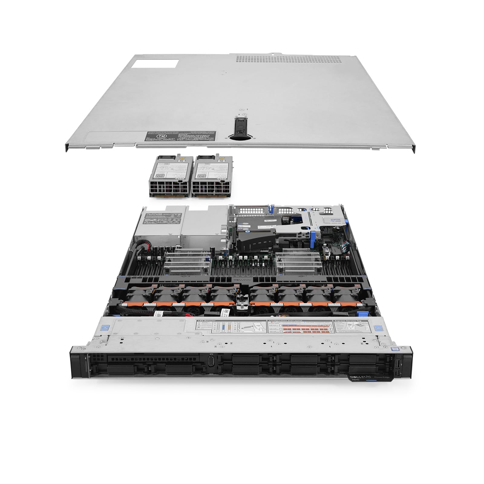 Dell PowerEdge R640 Server 2.30Ghz 32-Core 256GB 8X 1.92TB SAS SSD 12G H740P (Renewed)