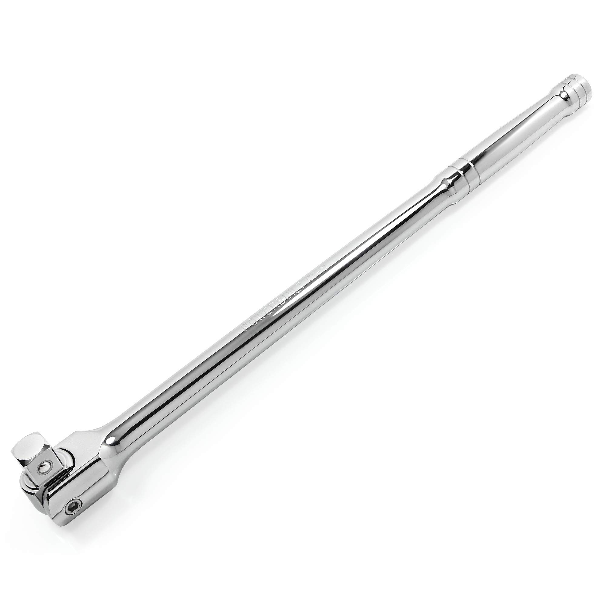 Powerbuilt 3/4" Drive Flex Handle, 19 Inches Long Extension Breaker Bar, Chrome Vanadium Steel Made - 643502