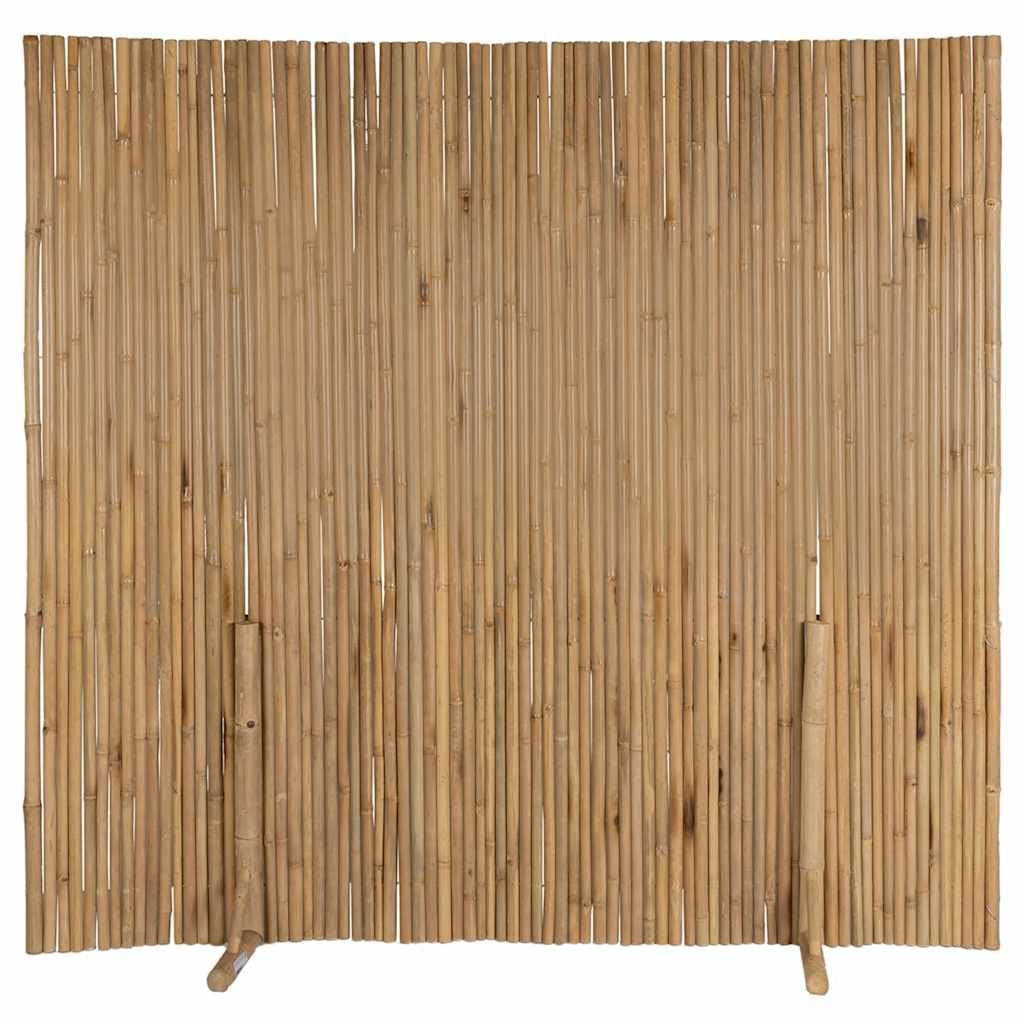 vidaXL Separé in Bambù 180x170 cm, Marrone, Schermo Flessibile per Interni ed Esterni, Barriera Privacy per Giardino o Terrazza