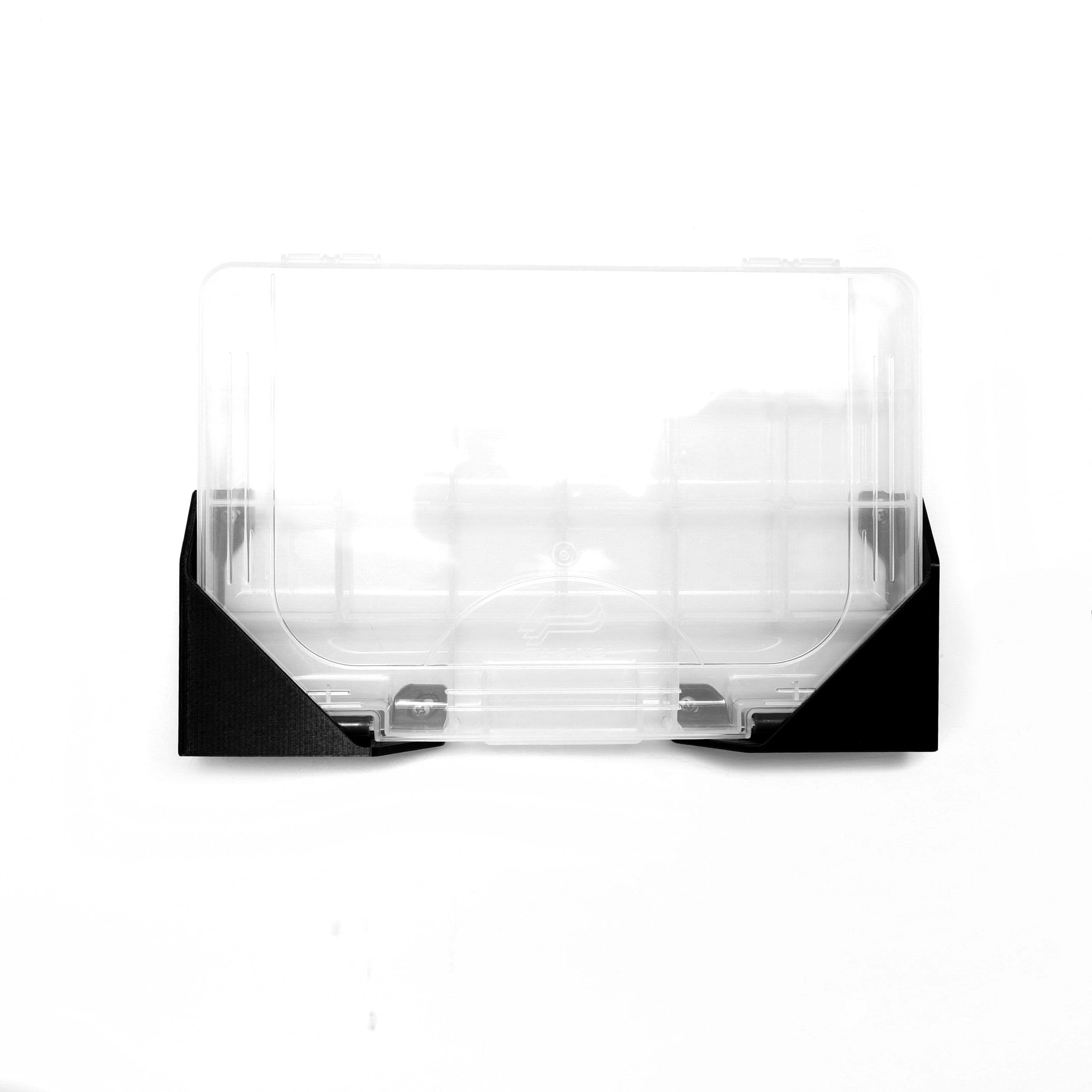 Spartan Mounts Fishing Tackle Box Mount Compatible with PLANO Tackle Boxes Fishing Storage Fly Tackle Hook Holder for Boat, Workbench, Cabin (2.00