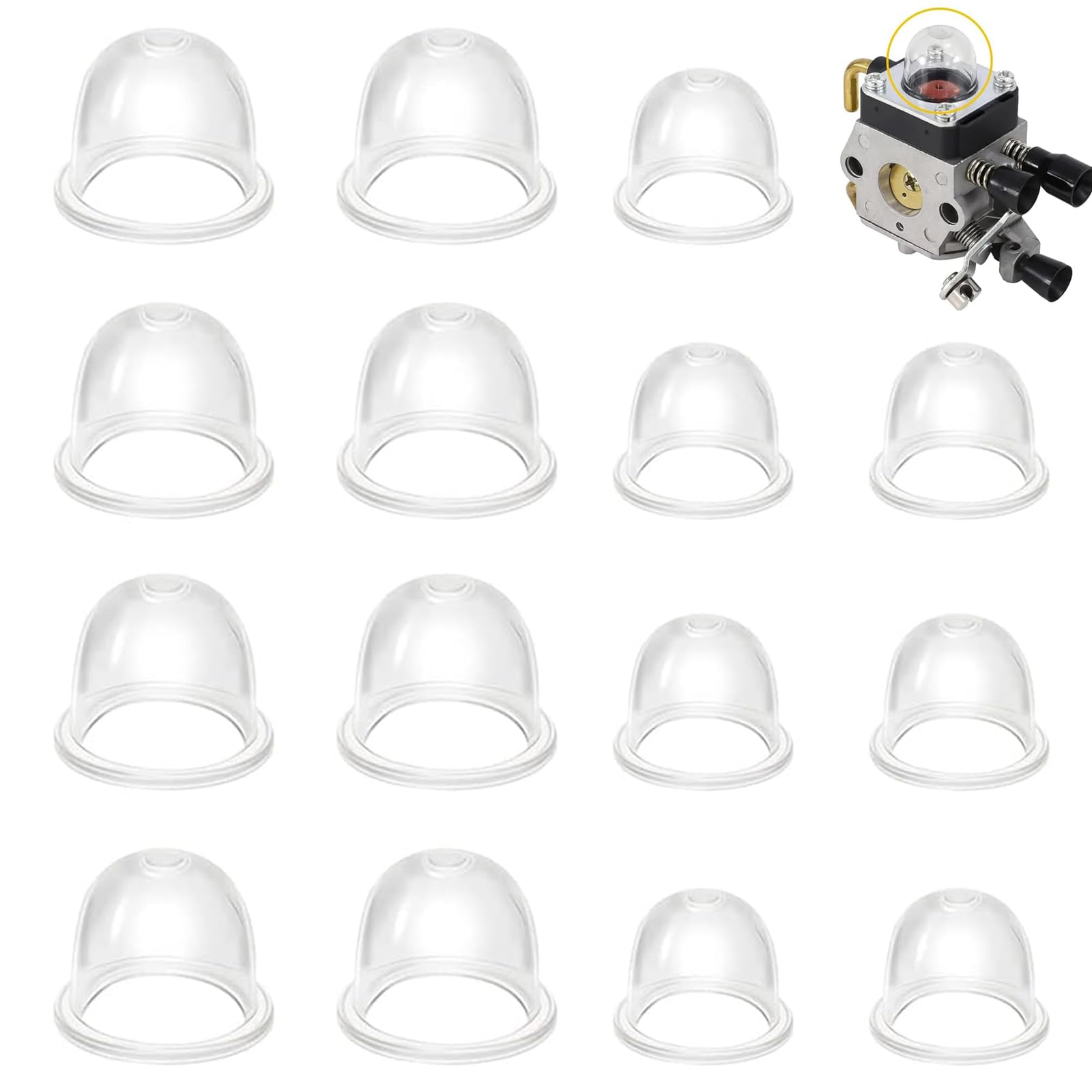 K lampadina primer pompa carburante di ricambio da 22 mm per decespugliatori e trimmer McCulloc, adatto a più modelli, inclusi per FS38
