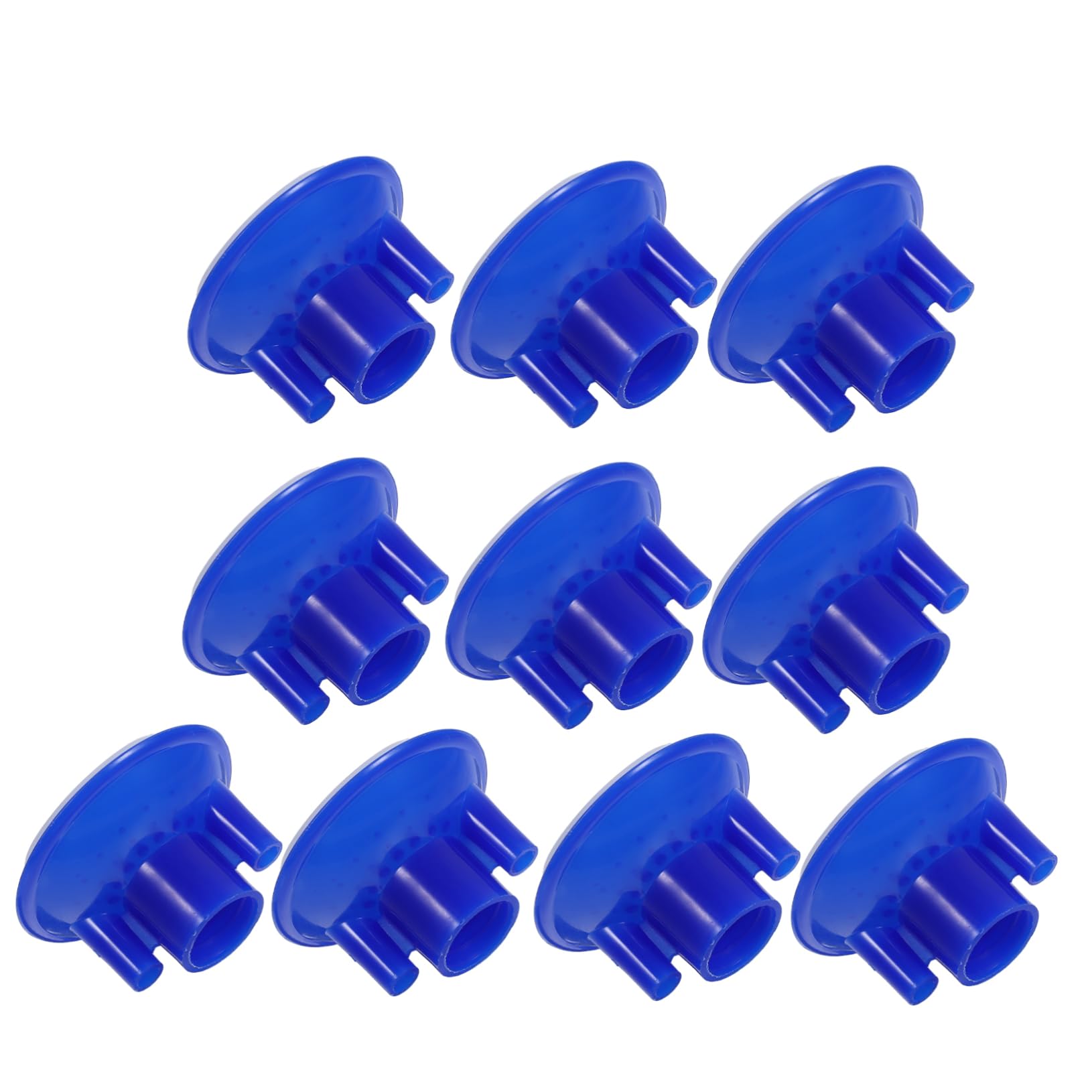 Cabilock 10pcs Detachable Mop Head Clamps for Various Mop Handles Cleaning with Ergonomic Design and Secure Grip Blue