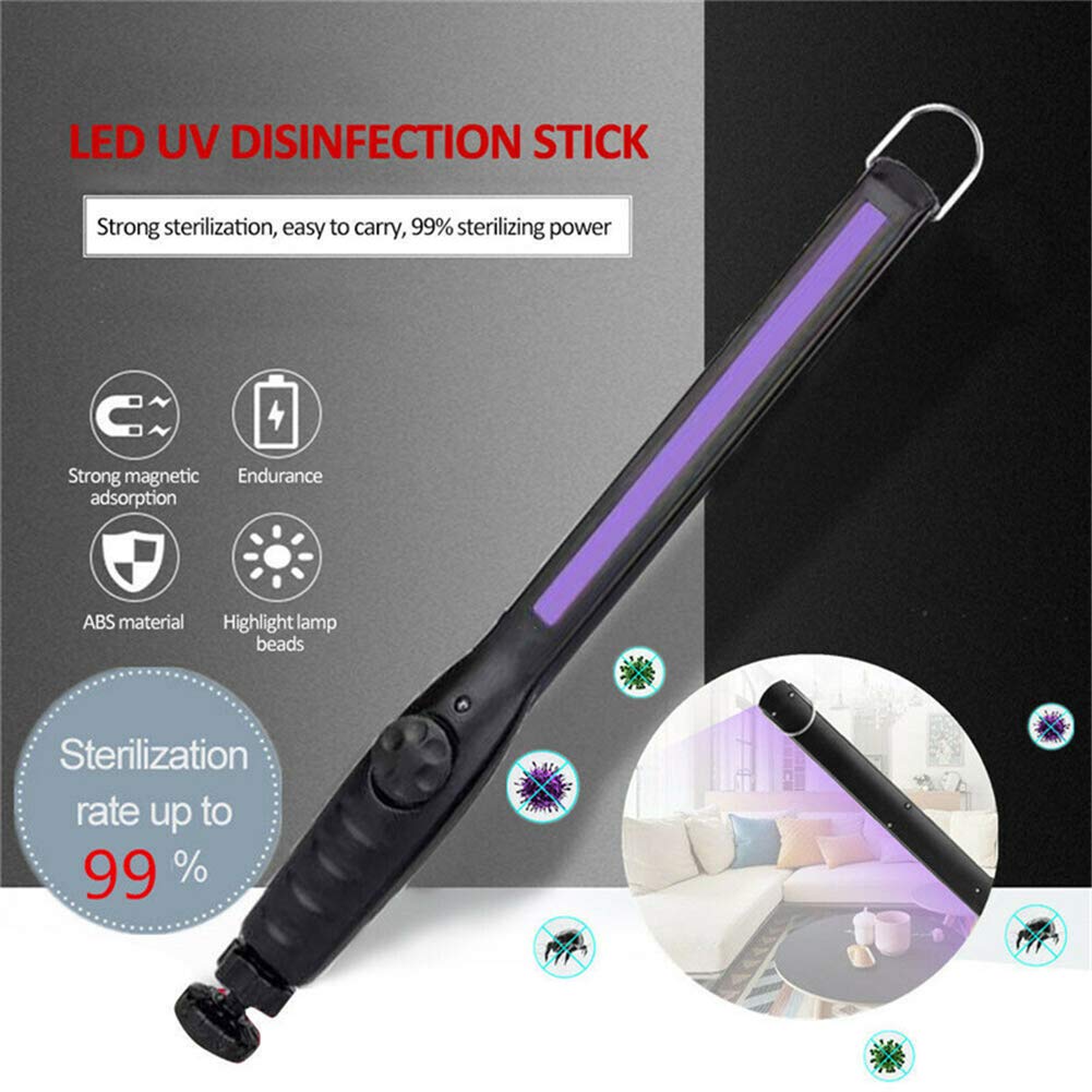 10W Lámpara UV mano, portátiles esterilizador ultravioleta lámparas UVC temporizador de cuarzo artefacto de iluminación para el recorrido del hogar del filtro de aire de carga USB