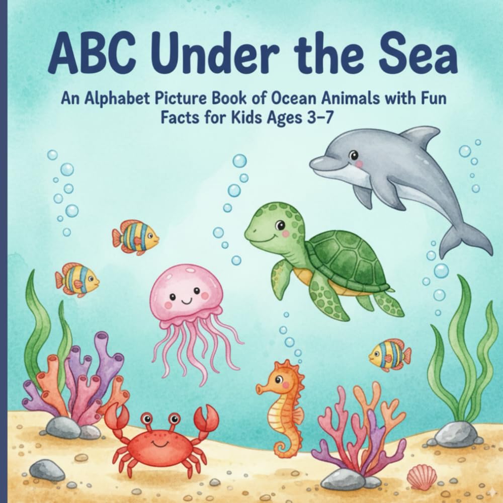 ABC Under the Sea: An Alphabet Picture Book of Ocean Animals with Fun Facts for Kids Ages 3–7