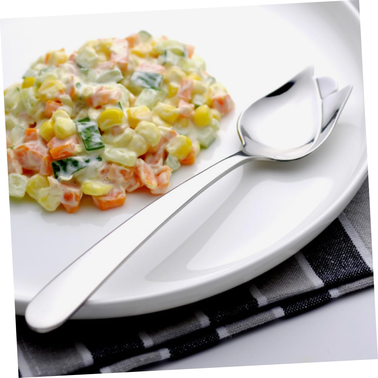 5 set Cucchiaio Forchetta Per Gomito Utensile Per Disabili Cucchiai Per Lo Svezzamento Posate Adattabili Alimentatore Per Adulti Con Disabilità Facile Da 2 pezzi*5