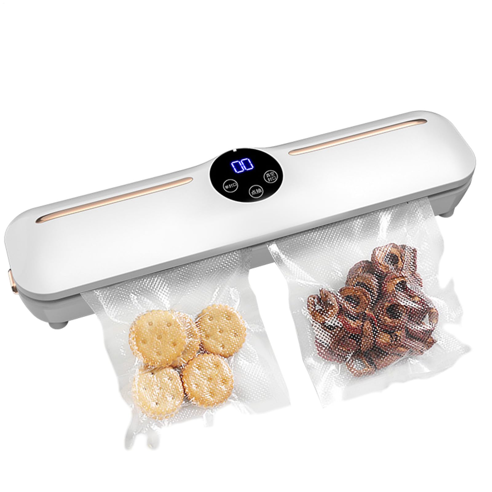 – Bag Sealing Machine - Automatic Suction Packaging | Food Saver Machine - for Steaks, Meat, Vegetable, Nuts, Bread, Coffee Beans, Potato Chips, Charcutieres