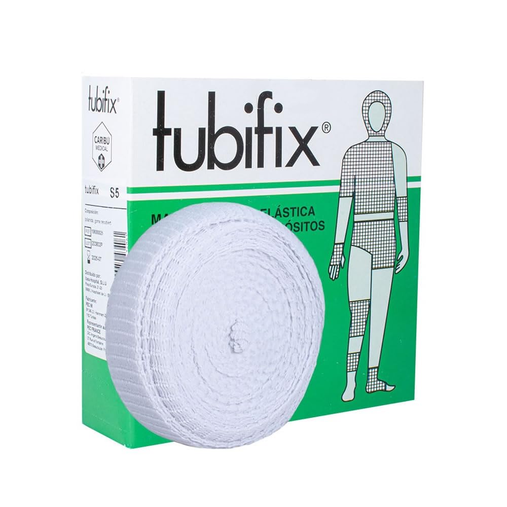 Tubifix 6 - Bandage tubulaire en maille élastique COTON Tubifix 6 thorax/abdomen-Unité - 1 rouleau de 25 m. en tension