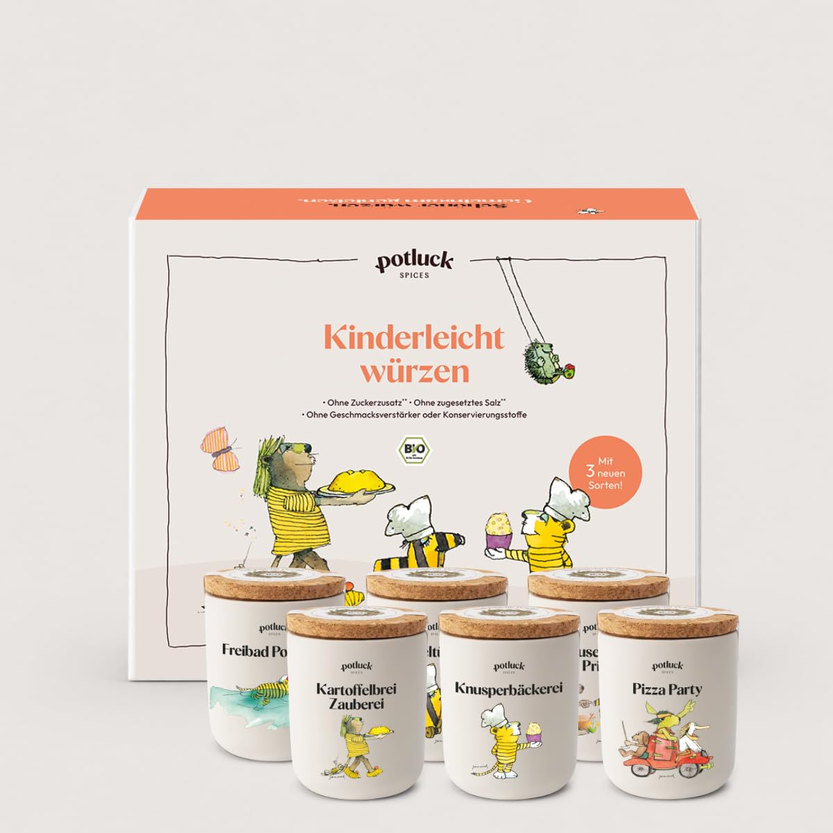 Potluck | 6er Janosch Bio Kindergewürze
