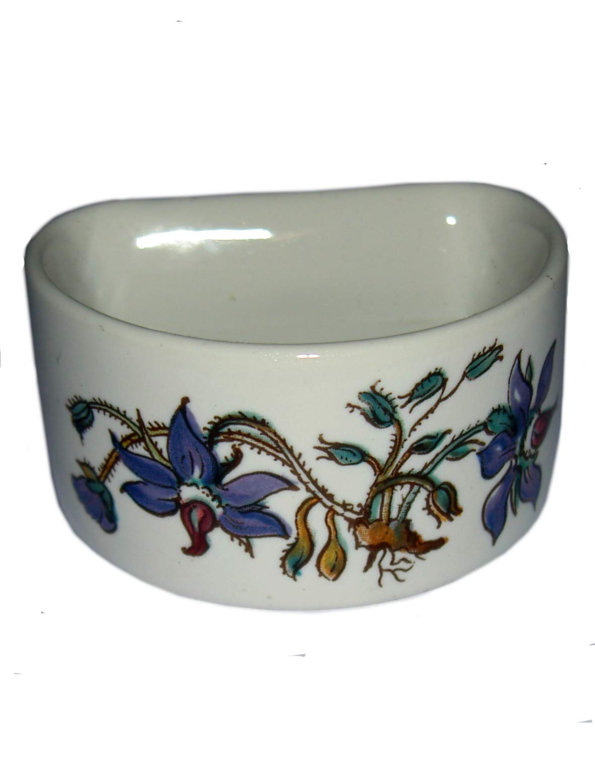 Villeroy & Boch Portatovaglioli In Porcellana Rosa Selvatica, Collezione Wild Rose, Lavabile In Lavastoviglie, Altezza 4 Cm, Larghezza 5 Cm, Bianco - 5