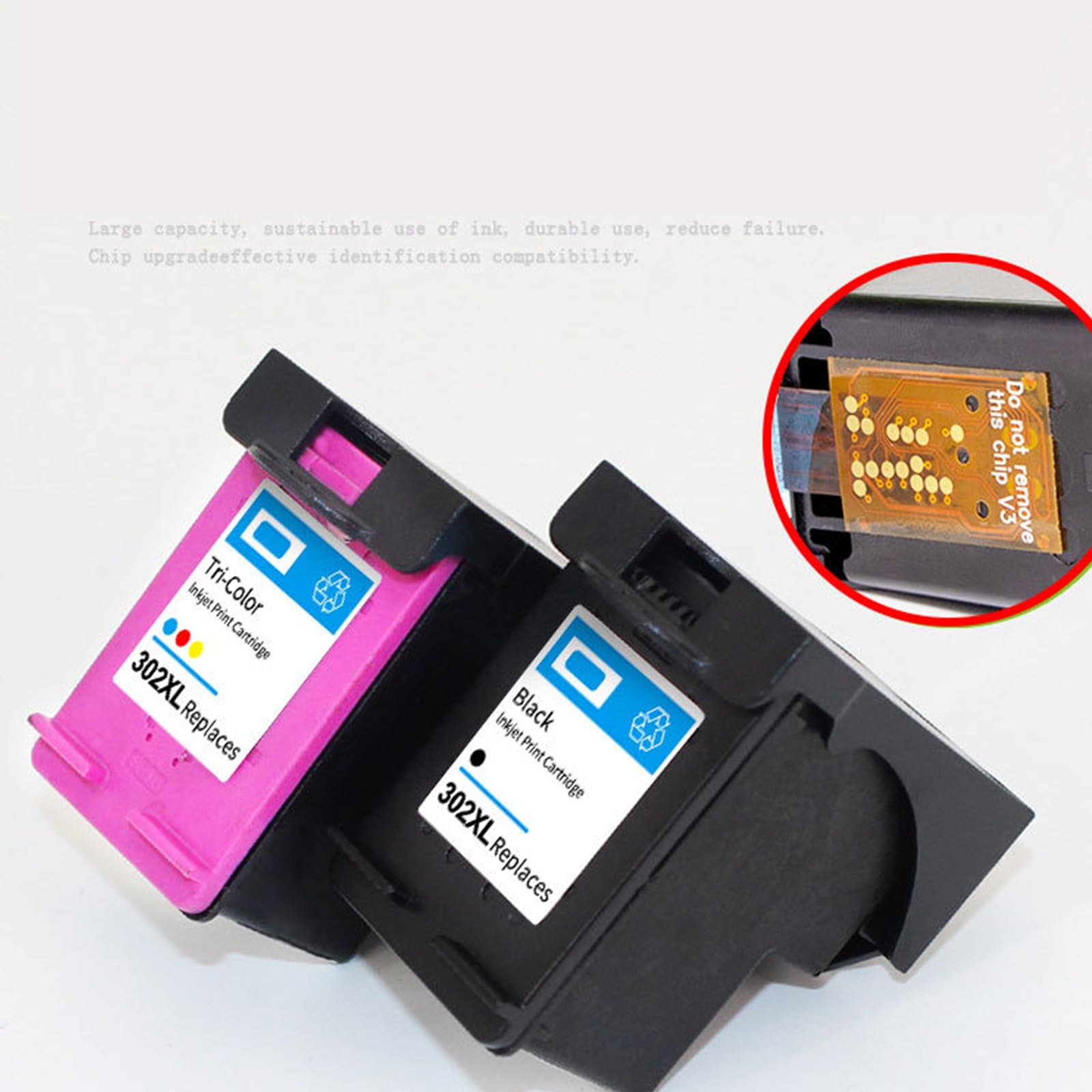 302xl nachfüllbare Patrone für 302xl 4520 4527 4524 4523 OfficeJet 3835 3830 3831 4650 5230 Drucker