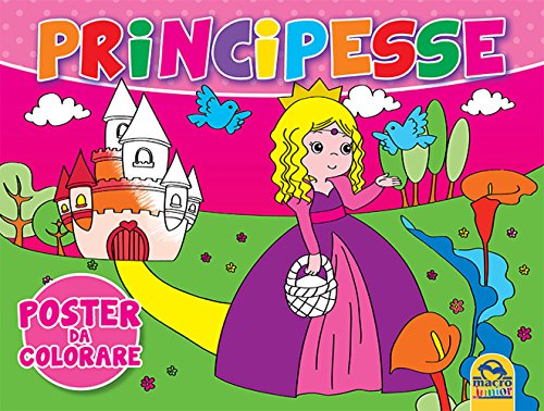Principesse. Poster da colorare